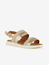 Geox Beige Damensandalen Geox Dandra