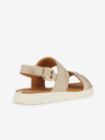 Geox Beige Damensandalen Geox Dandra