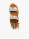 Geox Beige Damensandalen Geox Dandra