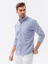 Ombre Clothing Hellblaues Herrenhemd von Ombre Clothing K643