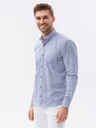 Ombre Clothing Hellblaues Herrenhemd von Ombre Clothing K643