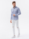 Ombre Clothing Hellblaues Herrenhemd von Ombre Clothing K643