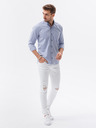 Ombre Clothing Hellblaues Herrenhemd von Ombre Clothing K643