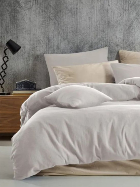 Kvalitex French Muslin Bedding 220x200, 70x90cm cream Kvalitex