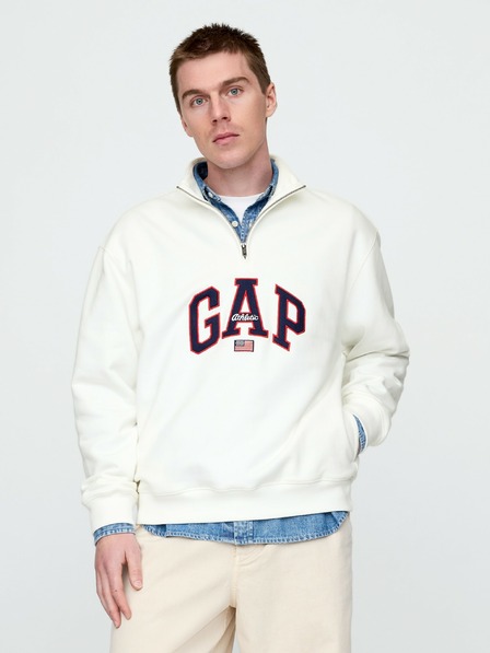 GAP Damen Oversize Sweatshirt mit Logo Americana GAP