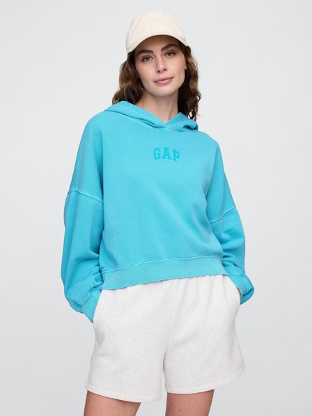 GAP Damen Crop Sweatshirt mit Logo GAP