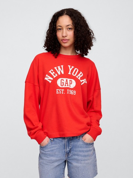 GAP Damen Oversize Sweatshirt mit Logo Americana GAP