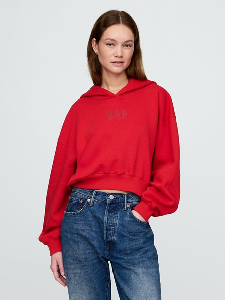 GAP Sweatshirt mit Logo Cropped Americana GAP