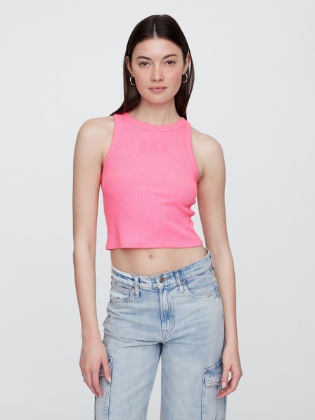 GAP Damen geripptes Tanktop mit Logo GAP
