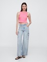 GAP Damen geripptes Tanktop mit Logo GAP