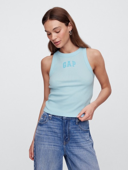 GAP Damen geripptes Tanktop mit Logo GAP