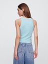 GAP Damen geripptes Tanktop mit Logo GAP