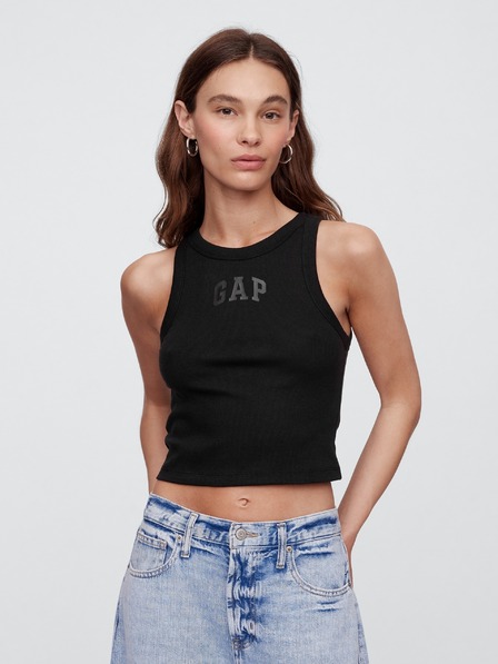 GAP Damen geripptes Tanktop mit Logo GAP