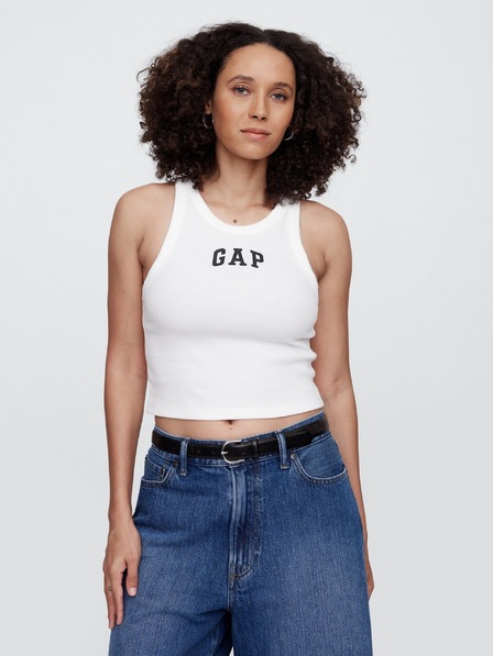 GAP Damen geripptes Tanktop mit Logo GAP