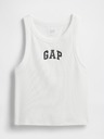 GAP Damen geripptes Tanktop mit Logo GAP