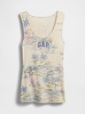 GAP Damen geripptes Tanktop mit Logo GAP
