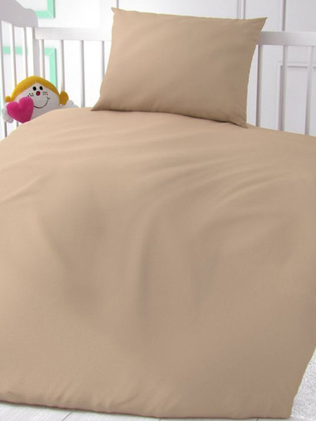 Kvalitex Baumwollbettwäsche für Kinderbetten beige