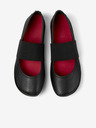 Camper Schwarze Damen Leder Ballerinas Camper Rechts
