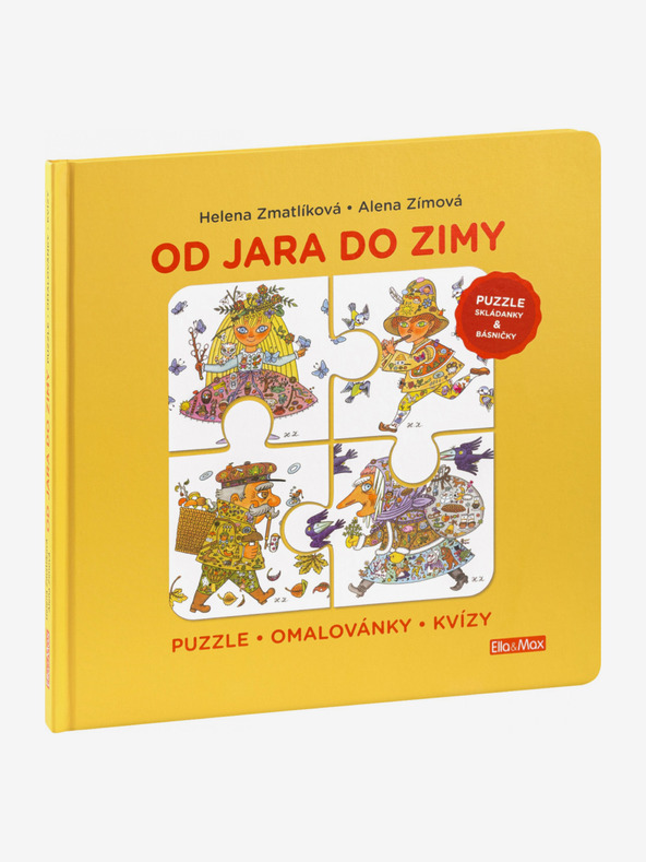 ELLA & MAX VOM FRÜHLING ZUM WINTER - Puzzles, Gedichte, Ausmalbilder, Quiz