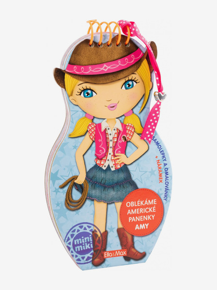 ELLA & MAX Dressing American Dolls für AMY - Malbuch