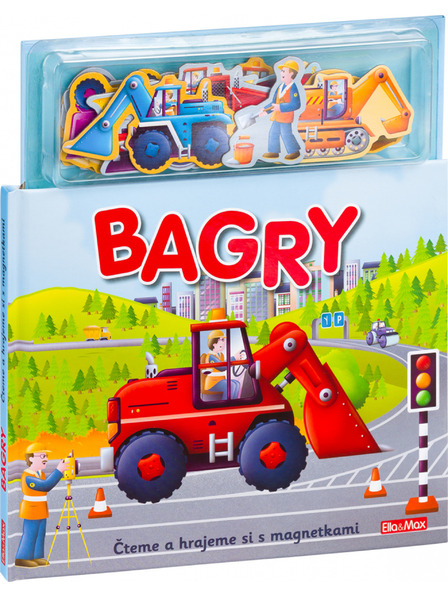 ELLA & MAX BAGGER - Buch mit Magneten