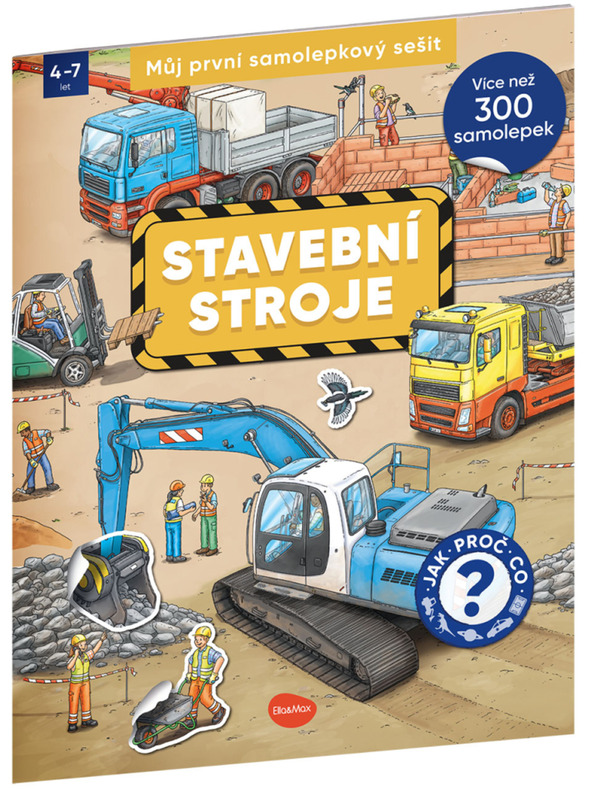 ELLA & MAX Mein erstes Stickerbuch - BAUMASCHINEN