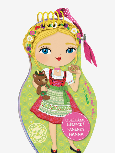 ELLA & MAX Anziehen deutscher HANNA-Puppen - Malbuch