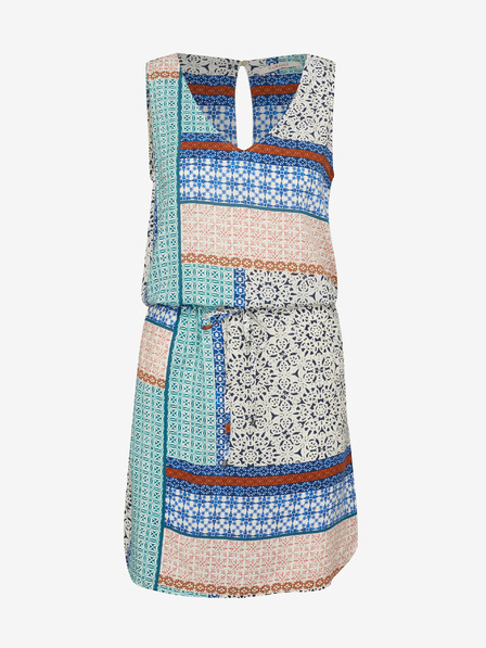 CAMAIEU Blau Grünes Kleid CAMAIEU