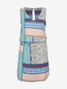 CAMAIEU Blau Grünes Kleid CAMAIEU