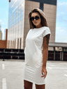 Edoti Weißes Damen-Minikleid Edoti