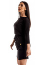 Edoti Schwarzes Edoti Kleid für Frauen