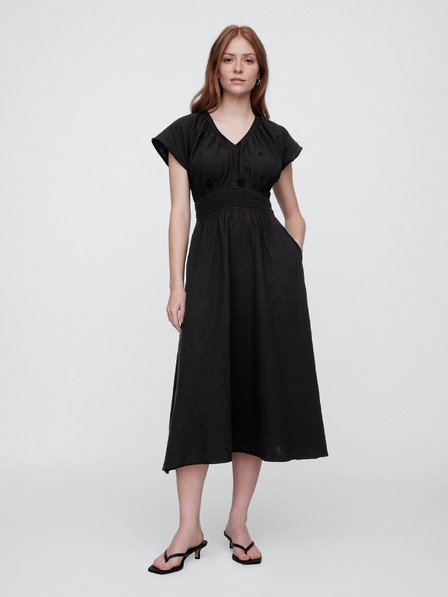 GAP Damen Maxikleid mit Taschen GAP