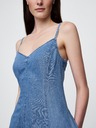 GAP Damen Jeans-Maxikleid mit Taschen GAP