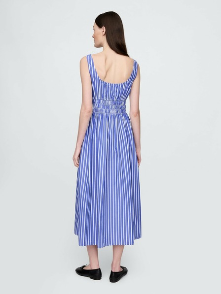 GAP Damen-Popeline-Midikleid mit Taschen GAP