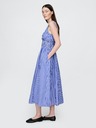 GAP Damen-Popeline-Midikleid mit Taschen GAP