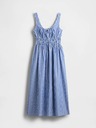 GAP Damen-Popeline-Midikleid mit Taschen GAP
