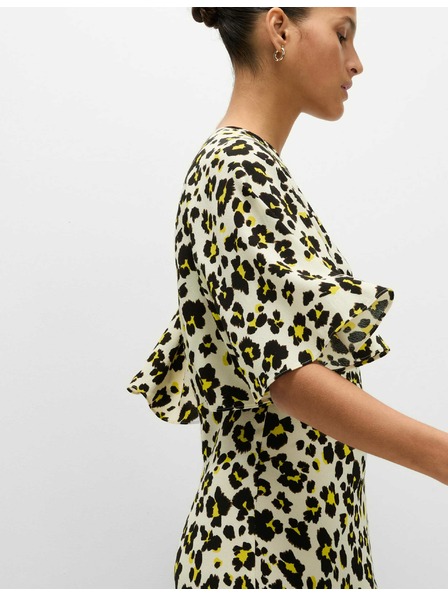 Marks & Spencer Marks & Spencer gelb Marks & Spencer lässiges Midikleid mit Rundhalsausschnitt und Print