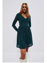 Moodo Grünes Spitzenkleid für Damen Moodo