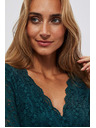 Moodo Grünes Spitzenkleid für Damen Moodo