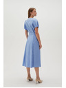 Moodo Damen Kleid blau Moodo
