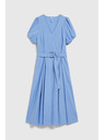 Moodo Damen Kleid blau Moodo