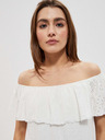 Moodo Weißes Damenkleid Moodo