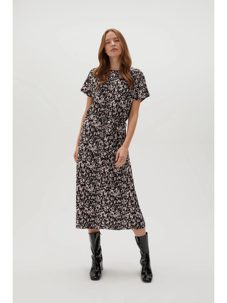 Moodo Damen Kleid schwarz Moodo