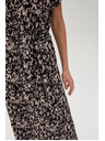 Moodo Damen Kleid schwarz Moodo