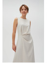 Moodo Beigefarbenes Damen-Kleid von MOODO