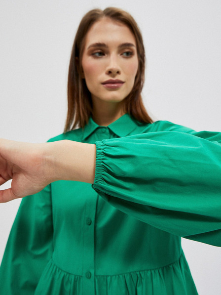 Moodo Grünes Damen Shirtkleid Moodo