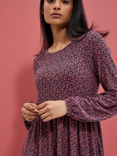 Moodo Rosa Damen-Blumenkleid Moodo