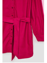 Moodo Rosa Damen-Shirt-Kleid Moodo