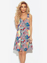 numoco Kleid mit Trapezausschnitt - Numoco Colour Pattern