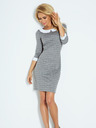 numoco Kleid mit Kragen - grau Numoco